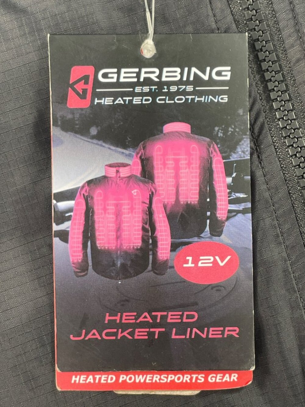 Gerbing 12V Heated Jacket Liner With Microwire Tech Black Nylon Men's Size Large - Picture 7 of 11